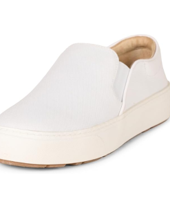 White Slip-On Sneakers